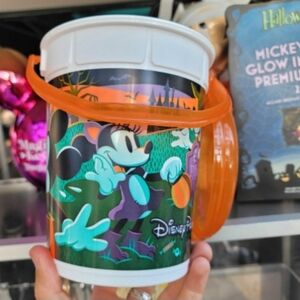Mickey and Minie mouse haunted mansion halloween popcorn bucket